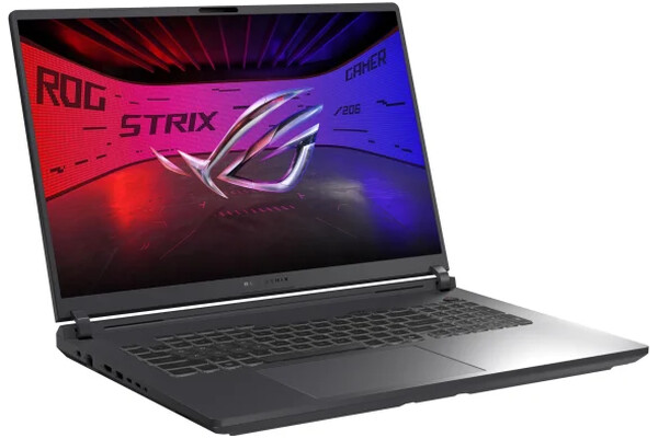 Laptop ASUS ROG Strix G18 18.0" Intel Core Ultra 9-290HX NVIDIA GeForce RTX 5070 Ti 32GB 1TB SSD M.2 Windows 11 Home grafitowy