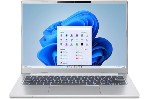 Laptop ACER Aspire 14 14.0" AMD Ryzen AI 5 430 AMD Radeon 840M 16GB 512GB SSD M.2 Windows 11 Home srebrny