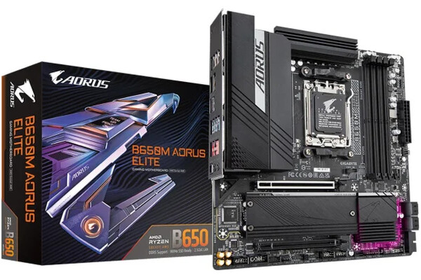 Płyta główna GIGABYTE B650M Aorus Elite Socket AM5 AMD B650 DDR5 miniATX