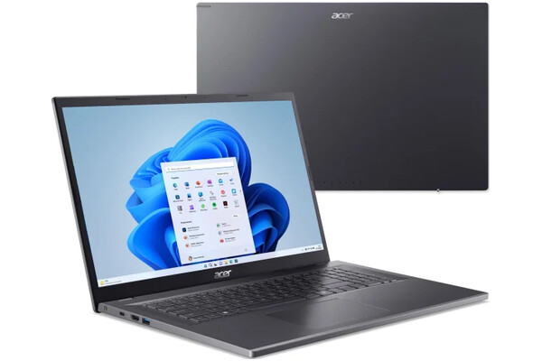 Laptop ACER Aspire 17 AI 17.3" Intel Core i5-120U Intel 16GB 512GB SSD M.2 Windows 11 Home szary