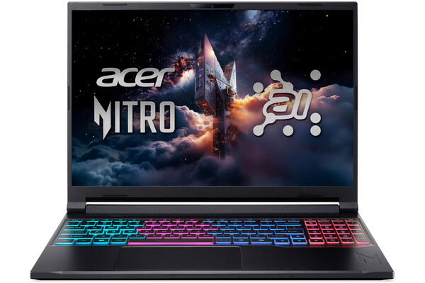 Laptop ACER Nitro V 16 16.0" AMD Ryzen AI 7 350 NVIDIA GeForce RTX 5050 16GB 1TB SSD Windows 11 Professional czarny