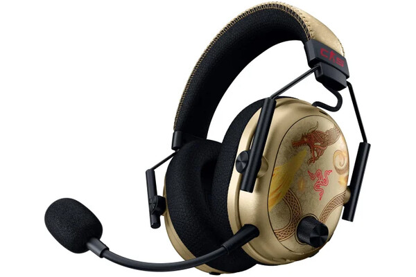 Słuchawki Razer Blackshark V3 Pro Nauszne Przewodowe Złoto-czarny