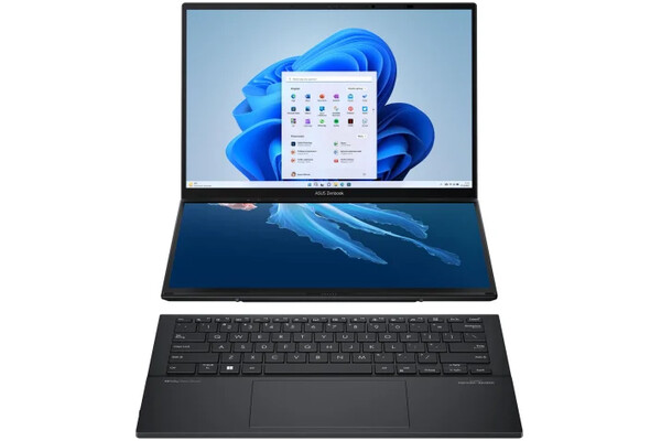 Laptop ASUS Zenbook Duo OLED 14.0" Intel Core Ultra 7-255H Intel Arc 32GB 1TB SSD M.2 Windows 11 Home szary