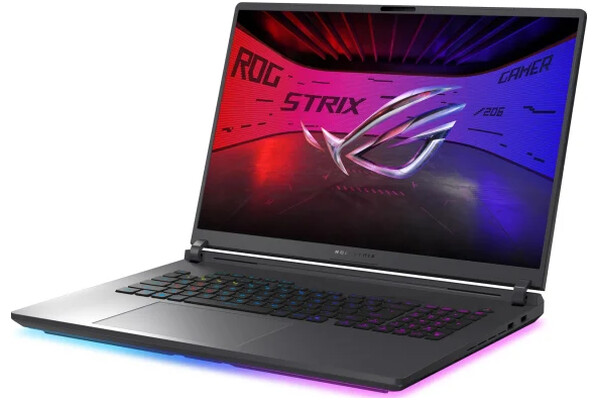 Laptop ASUS ROG Strix G18 18.0" Intel Core Ultra 9-290HX NVIDIA GeForce RTX 5080 32GB 2TB SSD M.2 Windows 11 Home szary