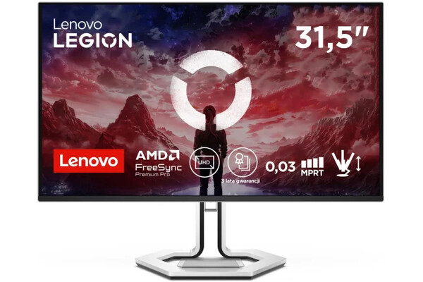 Monitor 31.5" Lenovo Legion srebrny