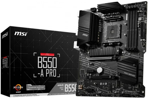 Płyta główna MSI B550 Pro Socket AM4 AMD B550 DDR4 ATX