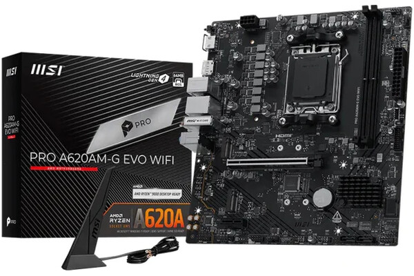 Płyta główna MSI A620AM-G Pro WiFi Socket AM5 AMD A620A DDR5 miniATX