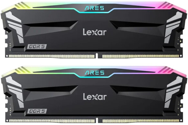 Pamięć RAM Lexar Ares Gaming Black RGB 32GB DDR5 6800MHz Z radiatorem 1.4V 34CL
