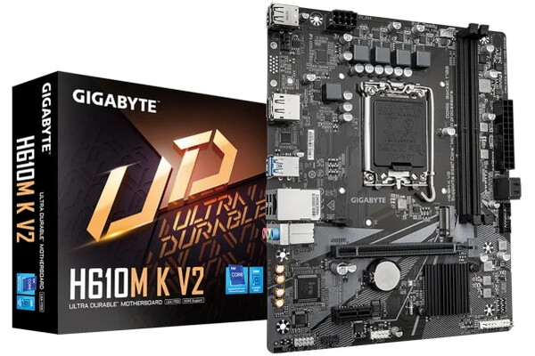 Płyta główna GIGABYTE H610MK V2 Socket 1700 Intel H610 DDR5 miniATX