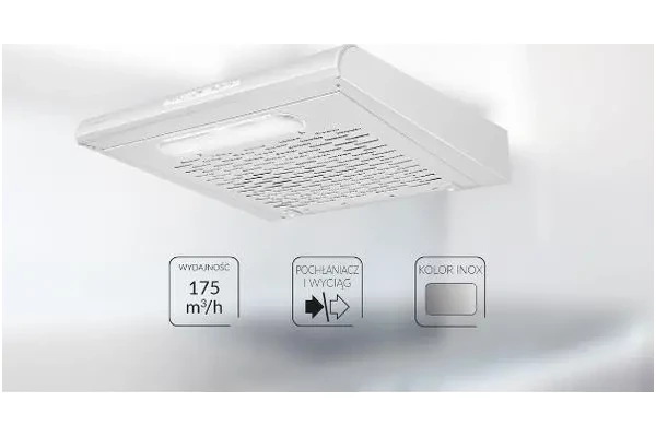 Okap kuchenny Podszafkowy MPM 61PX71 60.0cm Inox