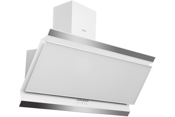 Okap kuchenny Kominowy VDB Deco 90.0cm biały