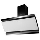 Okap kuchenny Skośny VDB Deco 90.0cm czarno-biały