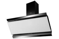 Okap kuchenny Skośny VDB Deco 90.0cm czarno-biały