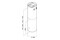 Okap kuchenny Wyspowy VDB Pearl 39.0cm Inox