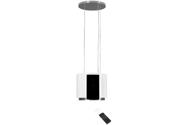 Okap kuchenny Wyspowy VDB Lamp biały