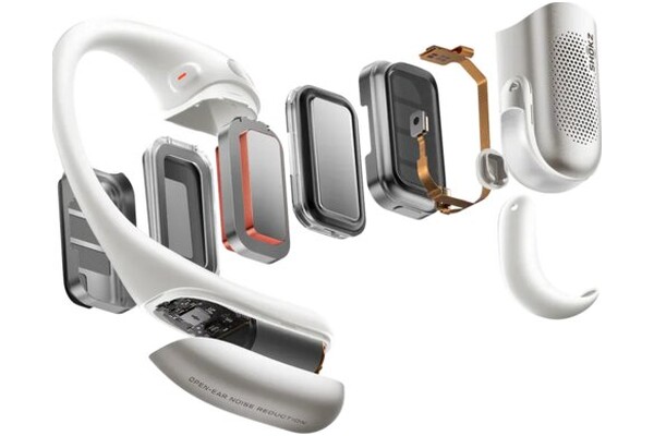 Słuchawki Shokz OpenFit Pro przewodnictwo powietrzne Bezprzewodowe biały