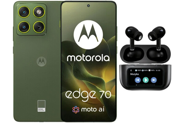 Smartfon Motorola edge 70 pro 5G zielony 6.67" 12.0GB/512.0GB