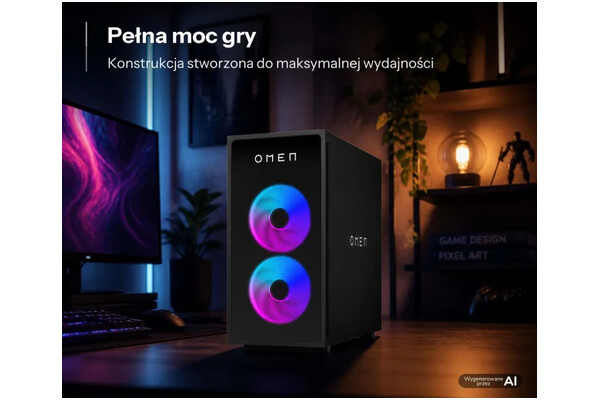 HP 9-9900x3d AMD Ryzen 9 32GB DDR5 NVIDIA GeForce RTX 5080 16GB brak