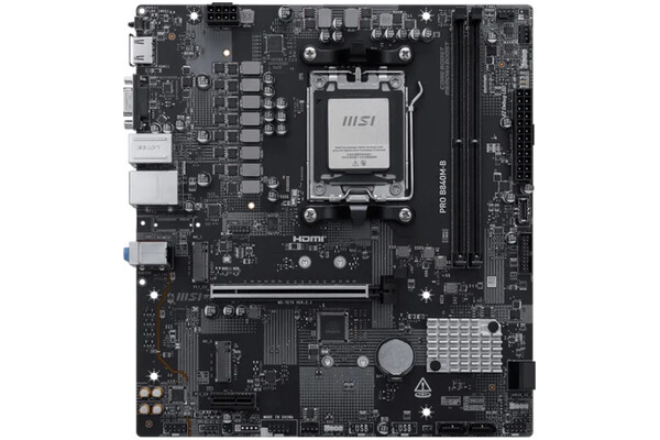 Płyta główna MSI B840MB Pro Socket AM5 AMD B840 DDR5 miniATX