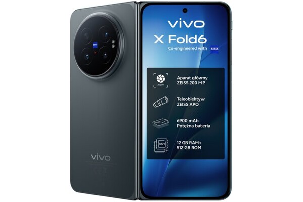 Smartfon vivo X 5G czarny 6.51" 12.0GB/512.0GB