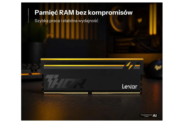 Pamięć RAM Lexar Thor 16GB DDR5 6000MHz Z radiatorem 1.25V 36CL
