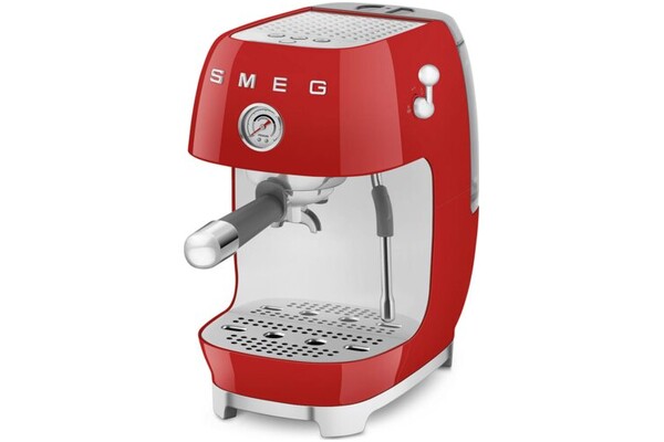 Ekspres Smeg ECF03RDEU kolbowy czerwony