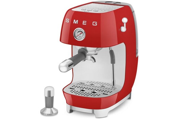 Ekspres Smeg ECF03RDEU kolbowy czerwony