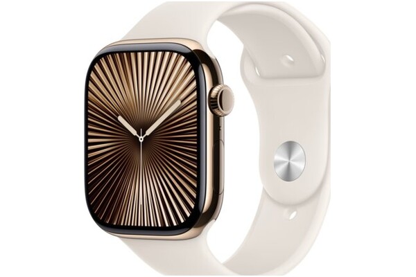 Smartwatch Apple Watch Series 10 Cellular Tytan Case 46.0mm księżycowa poświata
