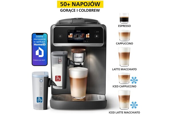 Ekspres Philips LatteGo EP8757/12 automatyczny czarny