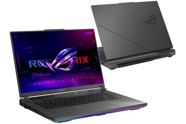 Laptop ASUS ROG Strix G16 16.0" AMD Ryzen 9 8940HX NVIDIA GeForce RTX 5070 16GB 512GB SSD Windows 11 Home szary