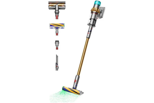 Odkurzacz Dyson V15 Absolute Detect tradycyjny bezworkowy złoty