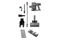 Odkurzacz Gorenje SVC252426FFCA pionowy z pojemnikiem 300W srebrno-szary