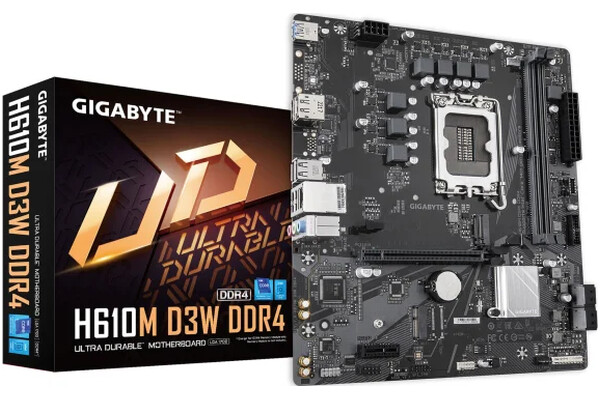 Płyta główna GIGABYTE H610MD3W Socket 1700 Intel H610 DDR4 miniATX