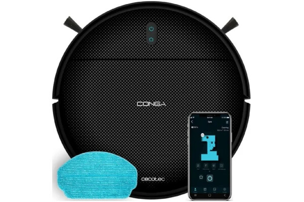 Odkurzacz Cecotec Conga Advance robot sprzątający z pojemnikiem czarny