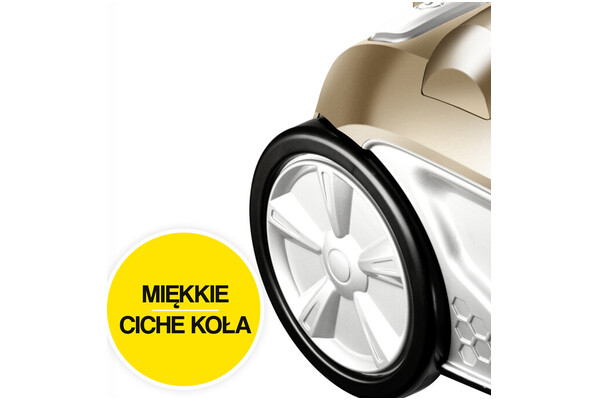 Odkurzacz AMICA VM3045 Bagio Eco tradycyjny z pojemnikiem 900W złoty