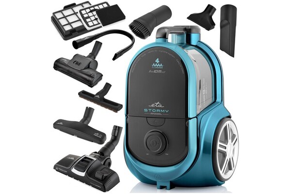 Odkurzacz ETA 251790000 Stormy Animal tradycyjny z pojemnikiem 800W niebiesko-czarny