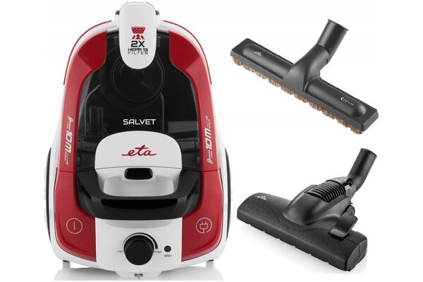 Odkurzacz ETA 051390000 Salvet tradycyjny z pojemnikiem 700W biało-czerwony