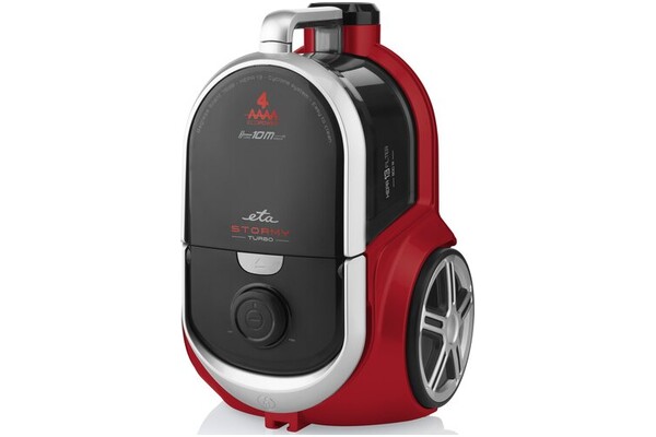 Odkurzacz ETA 351790000 Stormy Turbo tradycyjny z pojemnikiem 800W czerwono-czarny