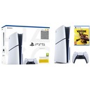Konsola Sony PlayStation 5 Slim 1TB biało-czarny + Astros Playroom, Marvels Wolverine