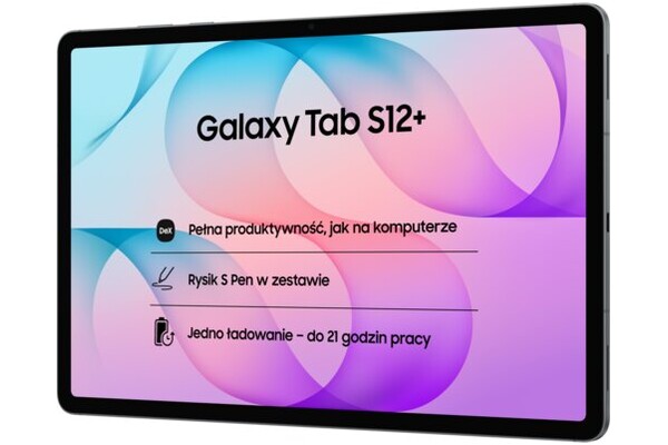 Tablet Samsung Galaxy Tab S12+ 12.60" MediaTek Dimensity 9500 12.0GB/256GB, WiFi, szary