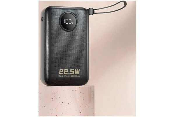 Powerbank Dudao K14 20000mAh 22.5W czarny