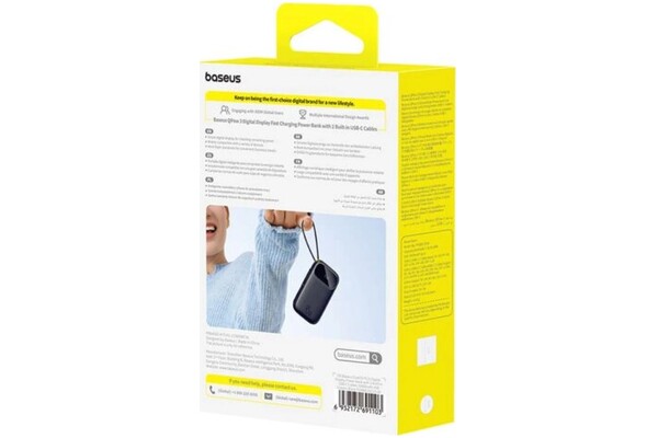 Powerbank Baseus Qpow 3 10000mAh 45.0W czarny