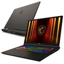 Laptop MSI Vector 17 17.0" Intel Core Ultra 9-275HX NVIDIA GeForce RTX 5090 32GB 1TB SSD szary