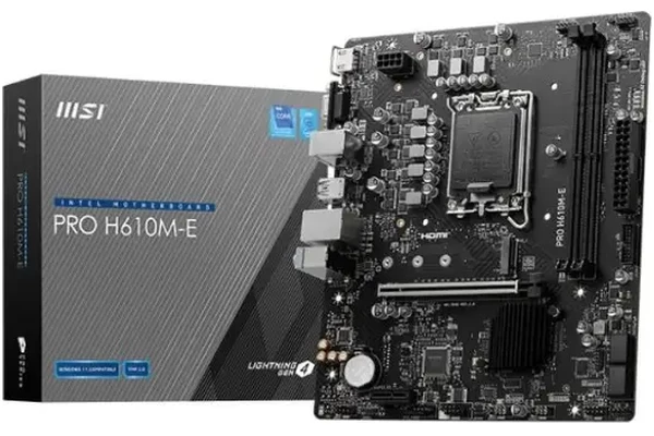 Płyta główna MSI H610M-E Pro LGA 1700 Intel H610 DDR5 microATX