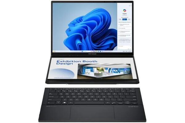 Laptop ASUS Zenbook Duo OLED 14.0" Intel Ultra 7-255H Intel Arc 32GB 1TB SSD Windows 11 Home szary