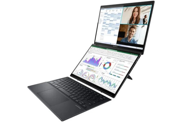 Laptop ASUS Zenbook Duo OLED 14.0" Intel Ultra 7-255H Intel Arc 32GB 1TB SSD Windows 11 Home szary