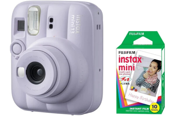 Aparat natychmiastowy Fujifilm Instax Mini 13 fioletowy + wkłady 10