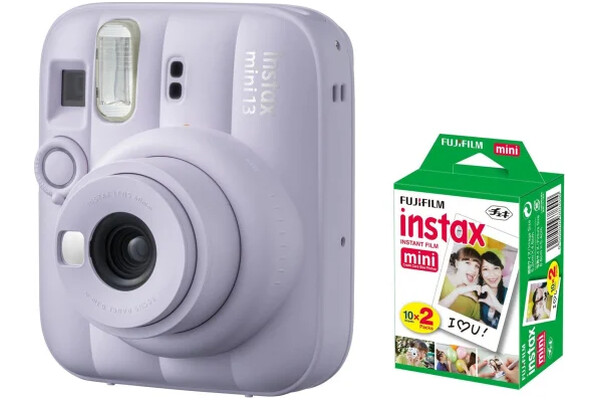 Aparat natychmiastowy Fujifilm Instax Mini 13 fioletowy + wkłady 20