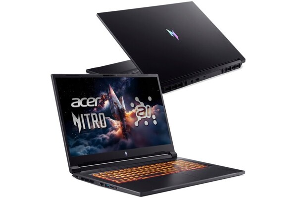 Laptop ACER Nitro V 17 17.3" AMD Ryzen AI 9 365 NVIDIA GeForce RTX 5070 32GB 1TB SSD Windows 11 Professional czarny