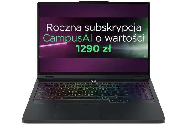 Laptop Lenovo Legion Pro 5 16.0" Intel Core Ultra 9-275HX NVIDIA GeForce RTX 5070 Ti 64GB 1TB SSD M.2 Windows 11 Professional czarny